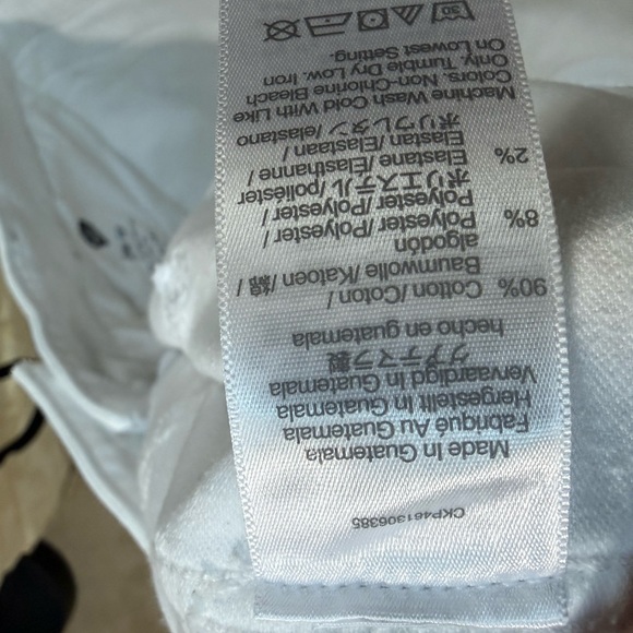 Madewell Women’s 20W White Stovepipe Jeans High Rise Stretch Denim - Picture 5 of 7